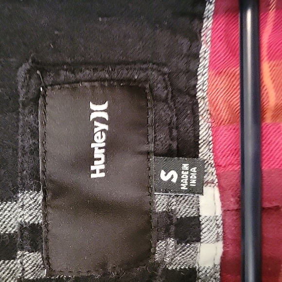 Hurley Button Up Long Sleeve Shirt - Plaid - Picture 4 of 7